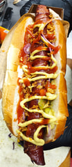 Smoked Hot Dog